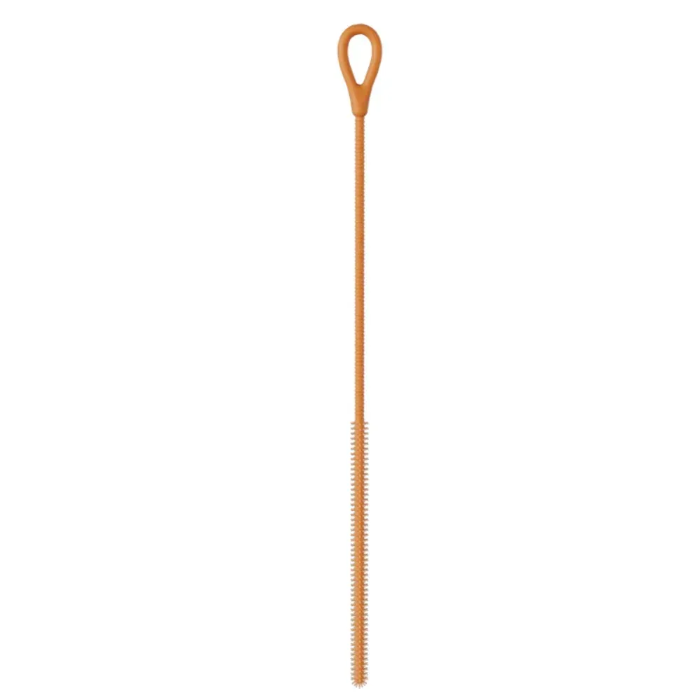 Brosse de nettoyage réutilisable en silicone pour pailles souples, longue et polyvalente 11