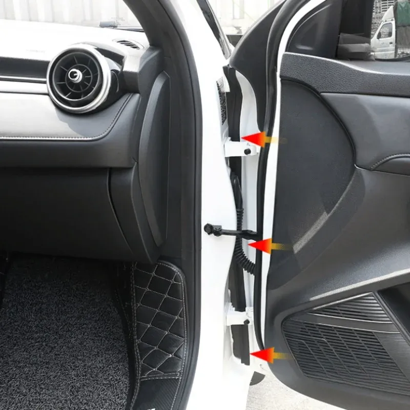 Bande d'étanchéité de porte de voiture 8 m, 5 trous, type B, isolation phonique et anti-poussière 3