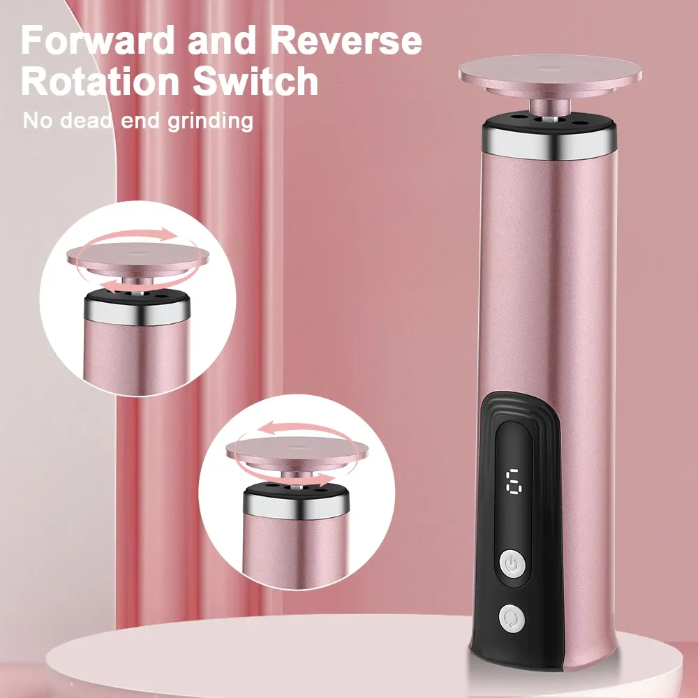 Lime électrique rechargeable sans fil pour pieds, avec rouleau abrasif de rechange 2