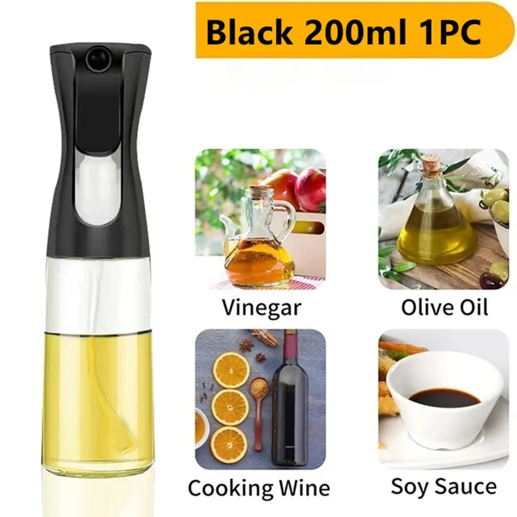 Pulvérisateur d'huile 200 ml / 300 ml, lot de 3 et 1 pièce, distributeur d'huile de cuisine pour le fitness, la perte de graisse, le camping et le barbecue 13