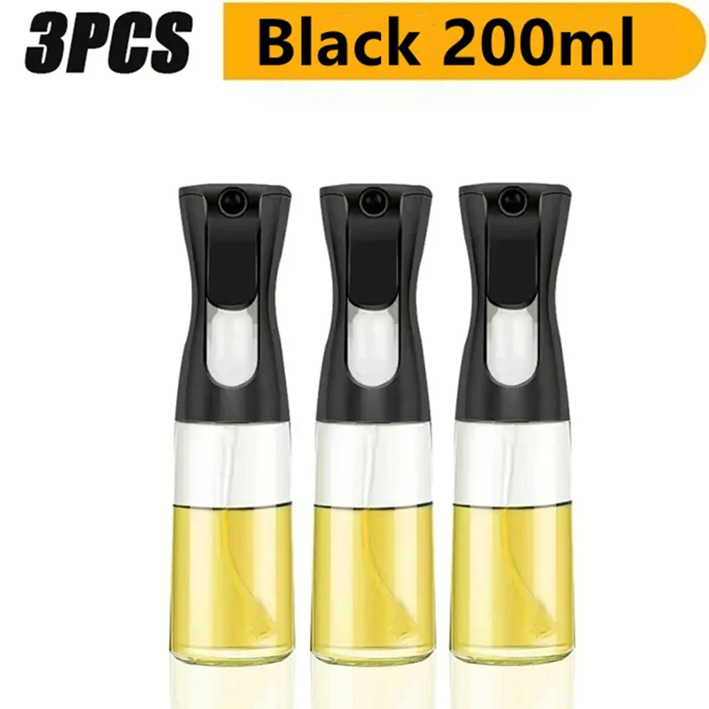 Pulvérisateur d'huile 200 ml / 300 ml, lot de 3 et 1 pièce, distributeur d'huile de cuisine pour le fitness, la perte de graisse, le camping et le barbecue 9