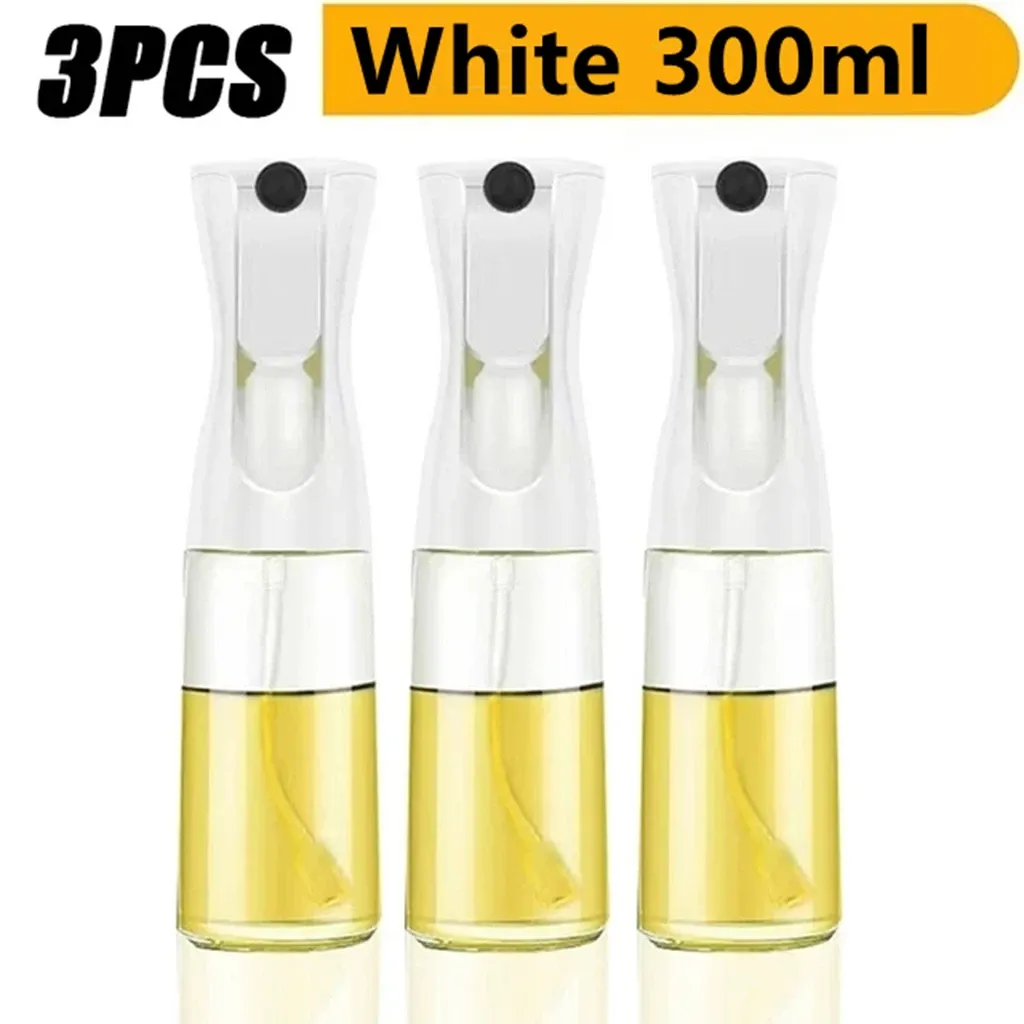 Pulvérisateur d'huile 200 ml / 300 ml, lot de 3 et 1 pièce, distributeur d'huile de cuisine pour le fitness, la perte de graisse, le camping et le barbecue 8