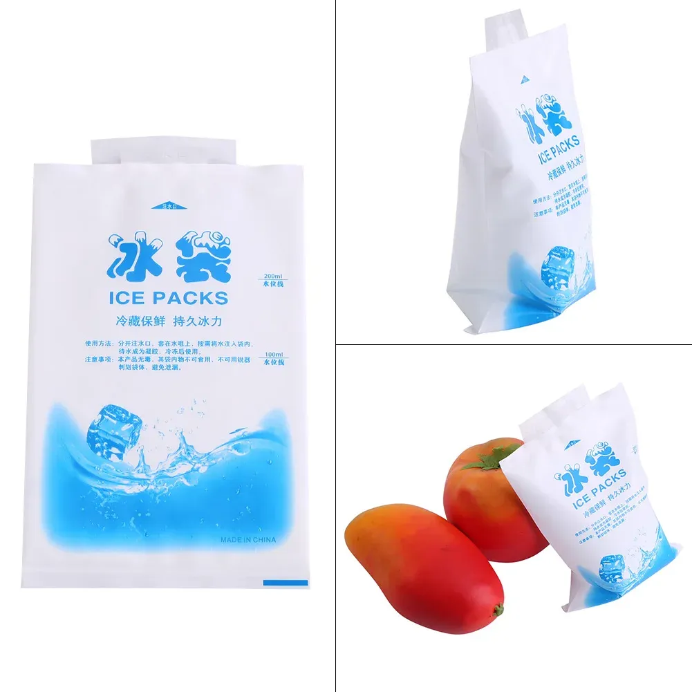 Lot de 10 compresses froides en gel réutilisables pour soulager les douleurs et les blessures, sûres et écologiques, 200/400 ml 4
