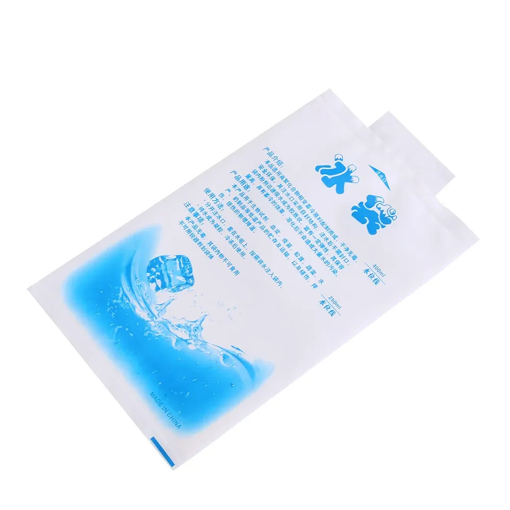 Lot de 10 compresses froides en gel réutilisables pour soulager les douleurs et les blessures, sûres et écologiques, 200/400 ml 8