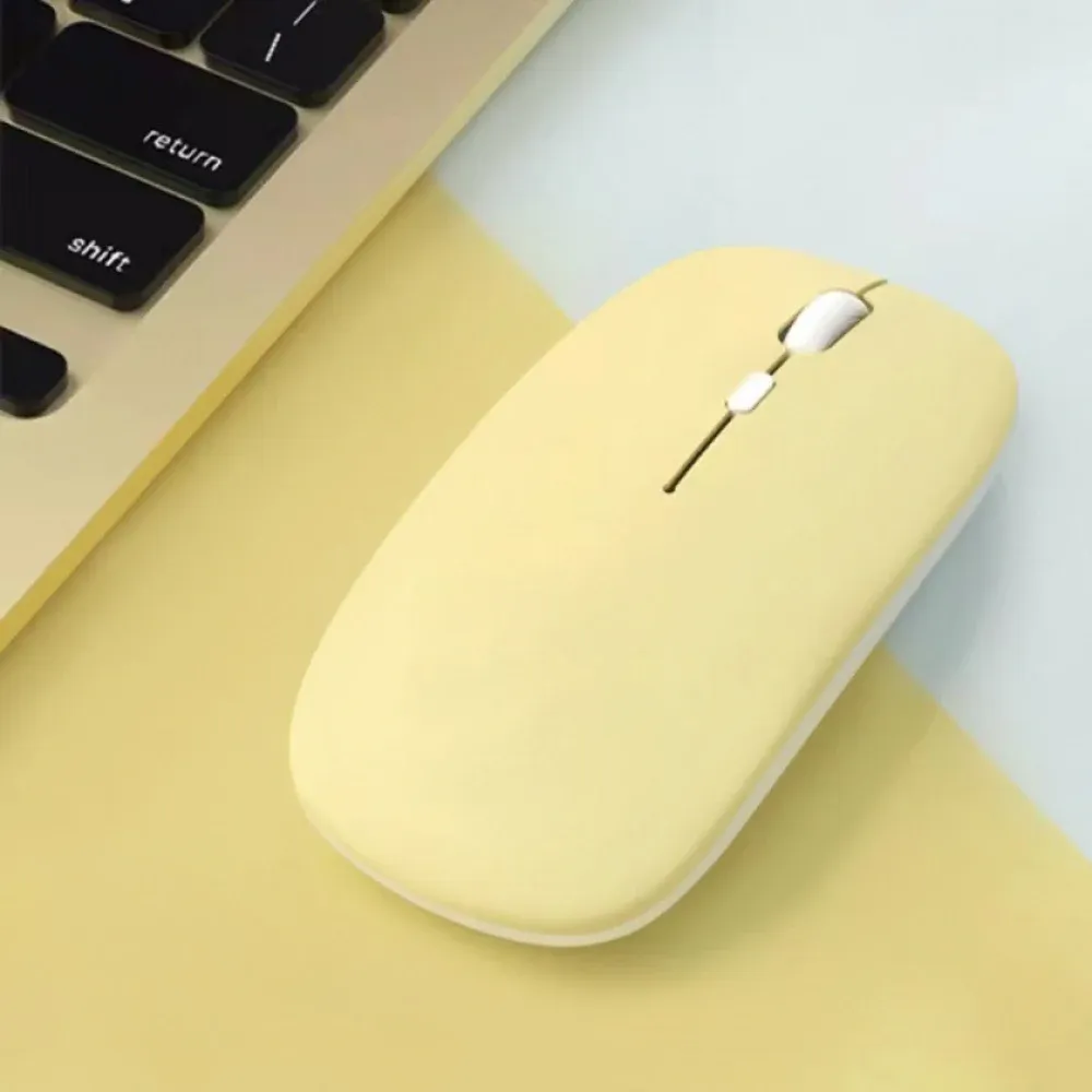 Souris Bluetooth sans fil ultra-fine pour ordinateur portable et tablette, compatible iPad, Android et Windows 9