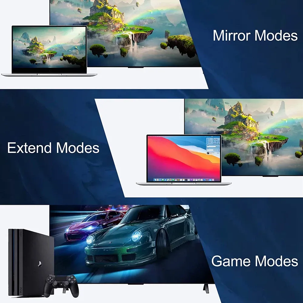Câble HDMI plaqué or compatible AIXXCO, 1.4, 1080p, 3D, pour HDTV 5