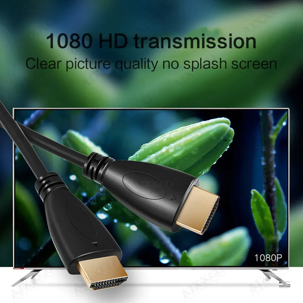 Câble HDMI plaqué or AIXXCO vue générale