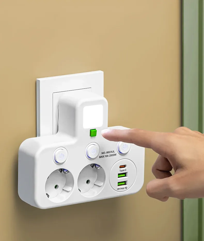 Chargeur mural USB-C, vue latérale
