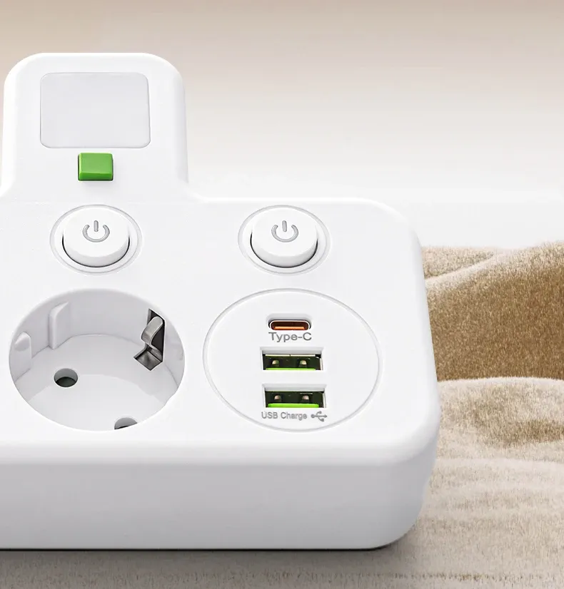 Chargeur mural USB-C, vue rapprochée