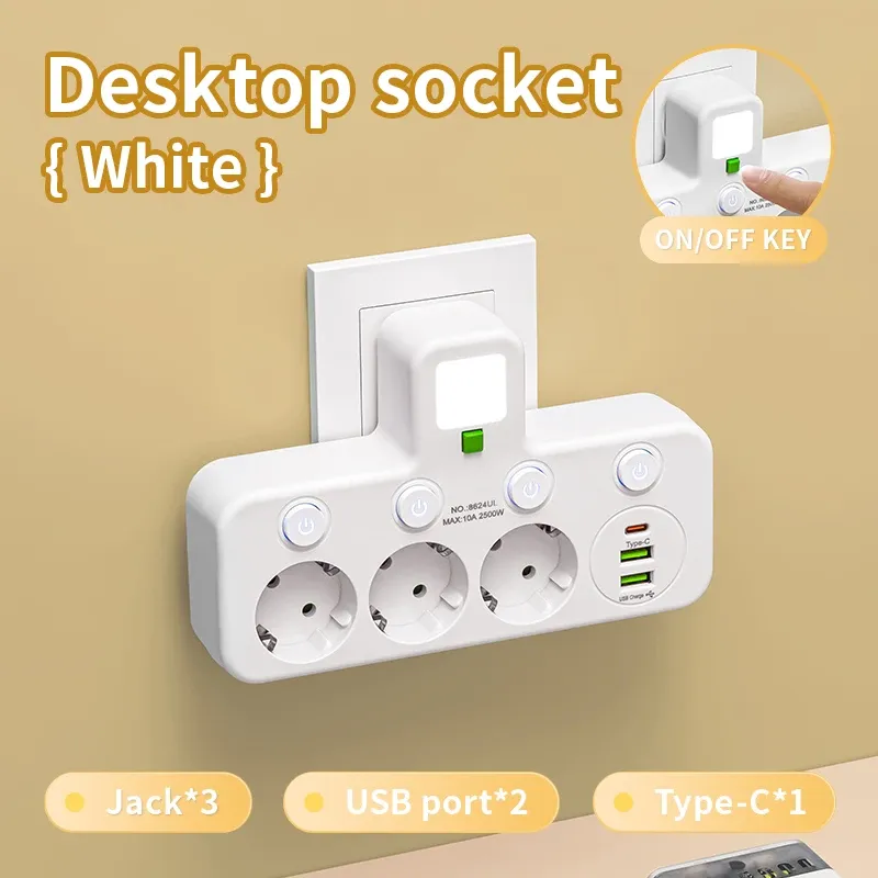 Chargeur mural avec ou sans port USB-C, disponible en deux versions : prise EU et prise standard, pour usage domestique 9