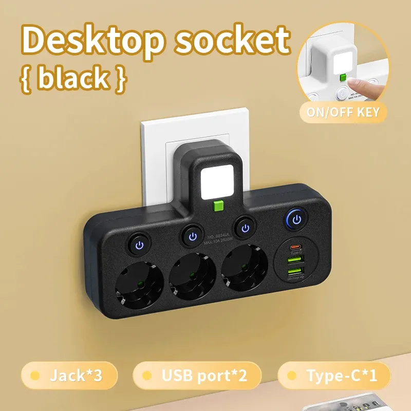 Chargeur mural avec ou sans port USB-C, disponible en deux versions : prise EU et prise standard, pour usage domestique 7