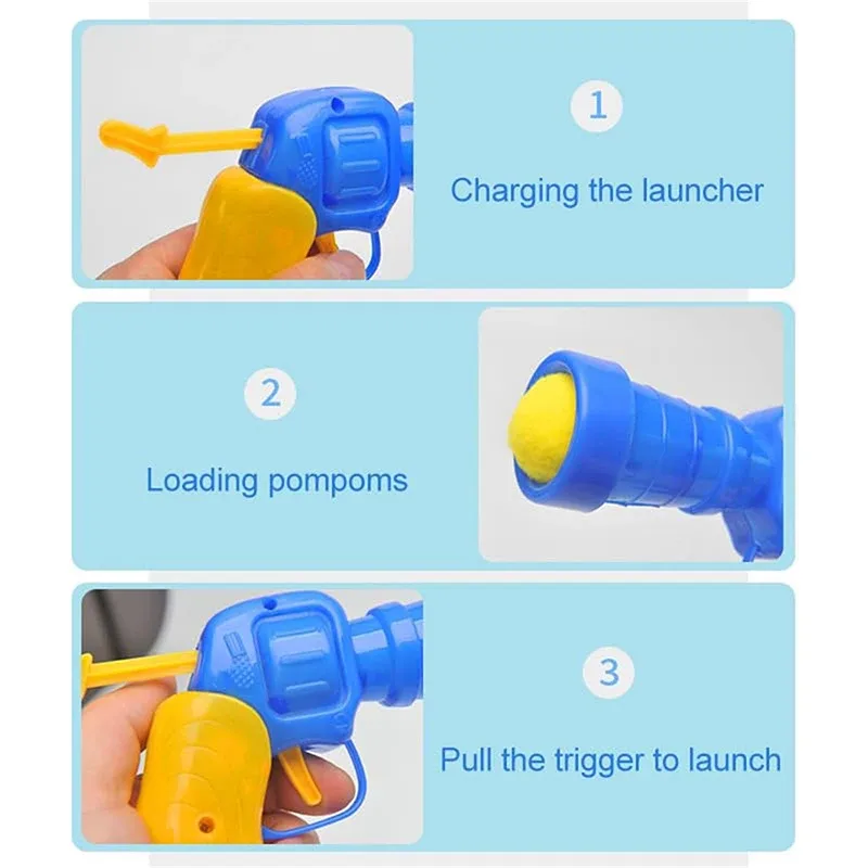 Balle en peluche interactive pour chat avec lanceur silencieux et balle rebondissante 4