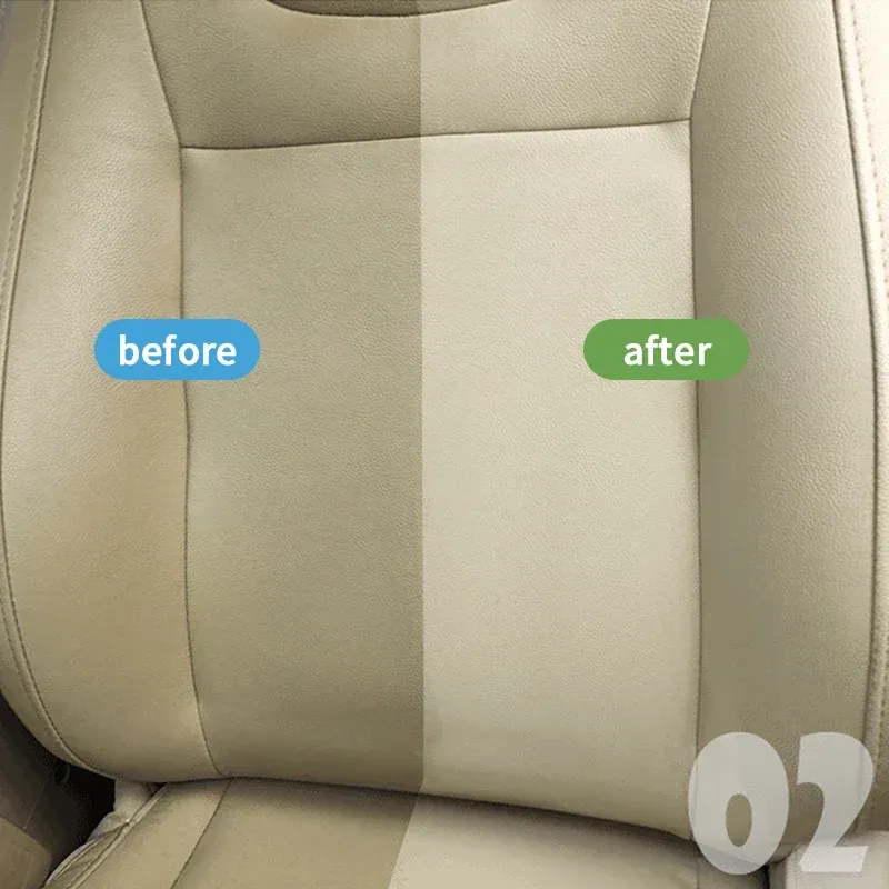 Nettoyant pour intérieur de voiture, nettoyant plafond, cuir, flanelle et tissu, sans eau, polyvalent, spray nettoyant tableau de bord S21 3