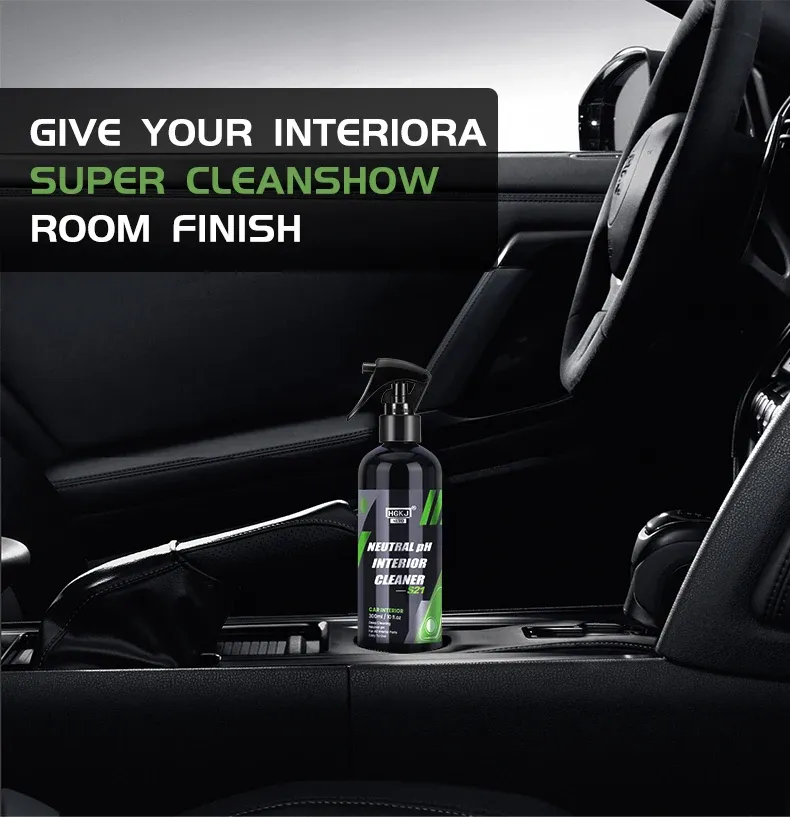 Nettoyant pour intérieur de voiture, vue de présentation