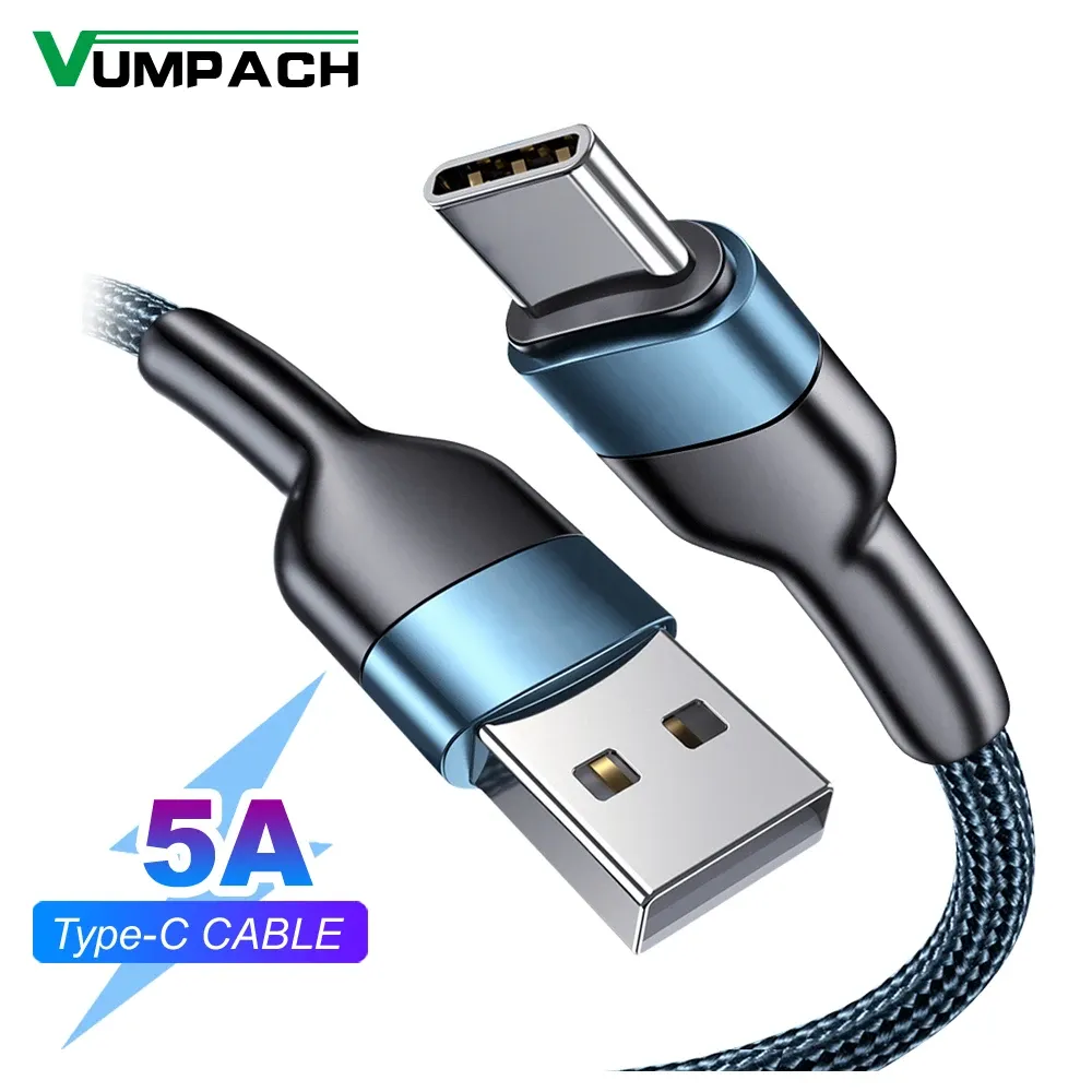 Câble USB-C à charge rapide pour Samsung S21, Xiaomi, Vivo, iPhone 16 et 15, Huawei