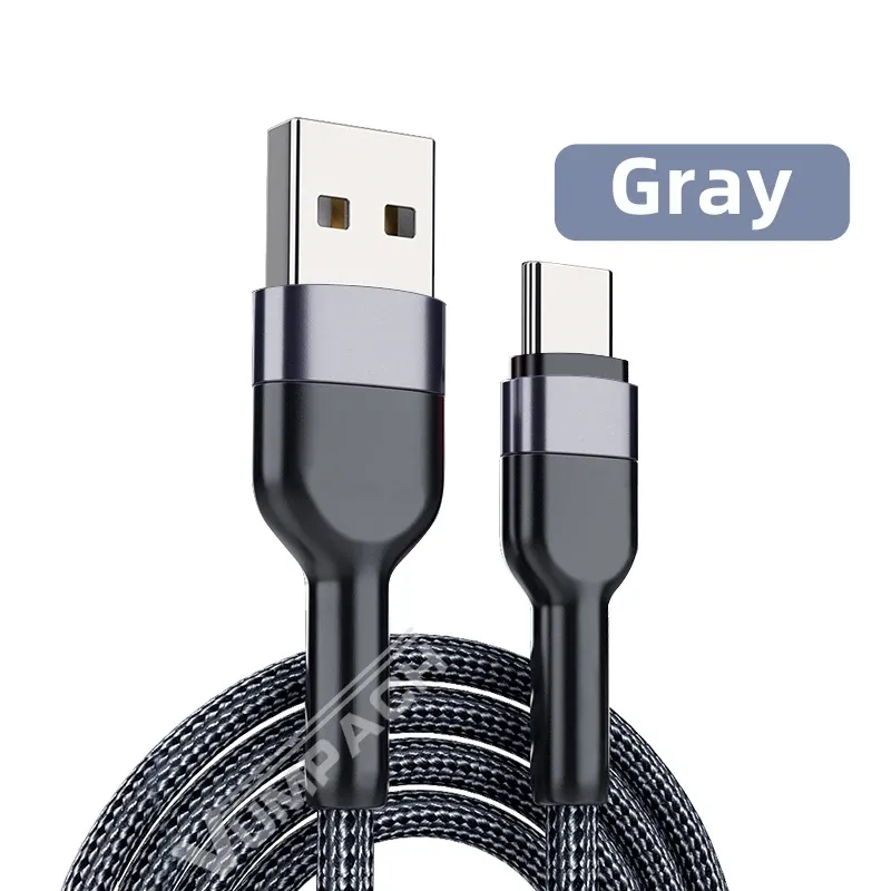 Câble USB-C à charge rapide pour Samsung S21, Xiaomi, Vivo, iPhone 16 et 15, Huawei 7