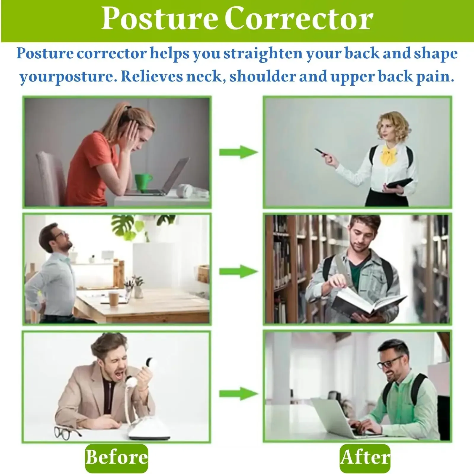 Ceinture de soutien dorsal en situation