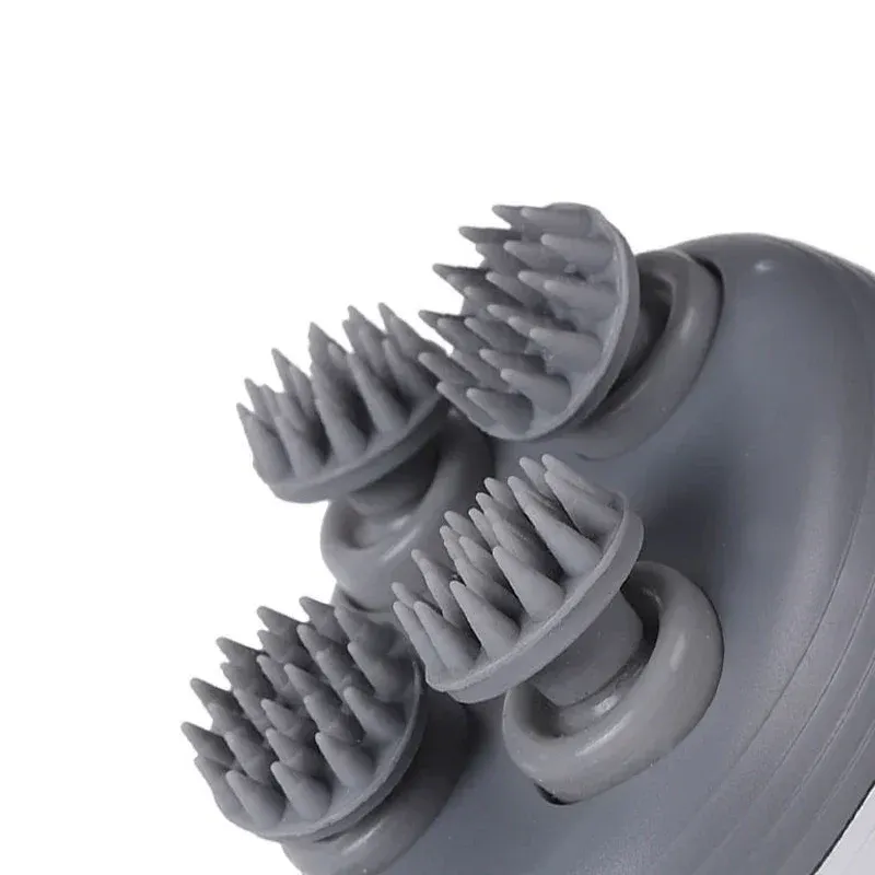 Masseur électrique de cuir chevelu à lumière rouge anti-stress pour le corps, soulage les tensions musculaires et la fatigue 4
