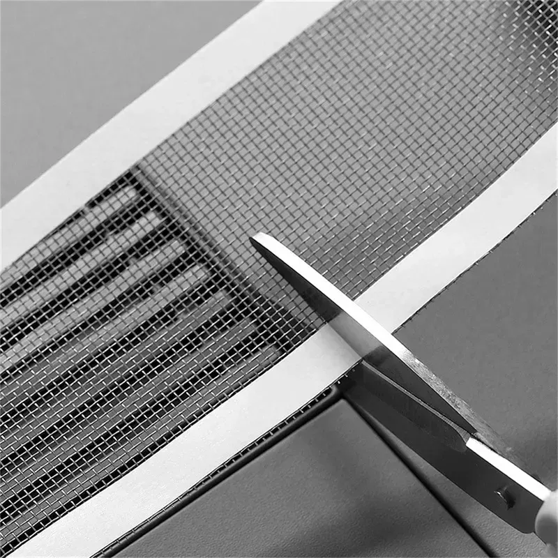 Filtre à cheveux jetable et découpable en maille pour drain de douche, de sol et évier, avec autocollants adhésifs 3