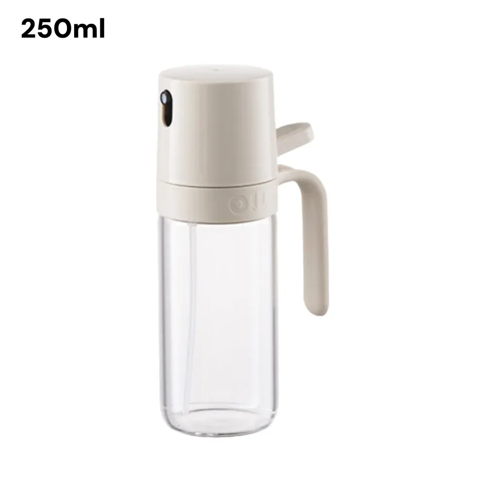 Pulvérisateur d'huile en verre pour friteuse à air, 2 en 1, rechargeable et anti-fuite, à brume fine 7