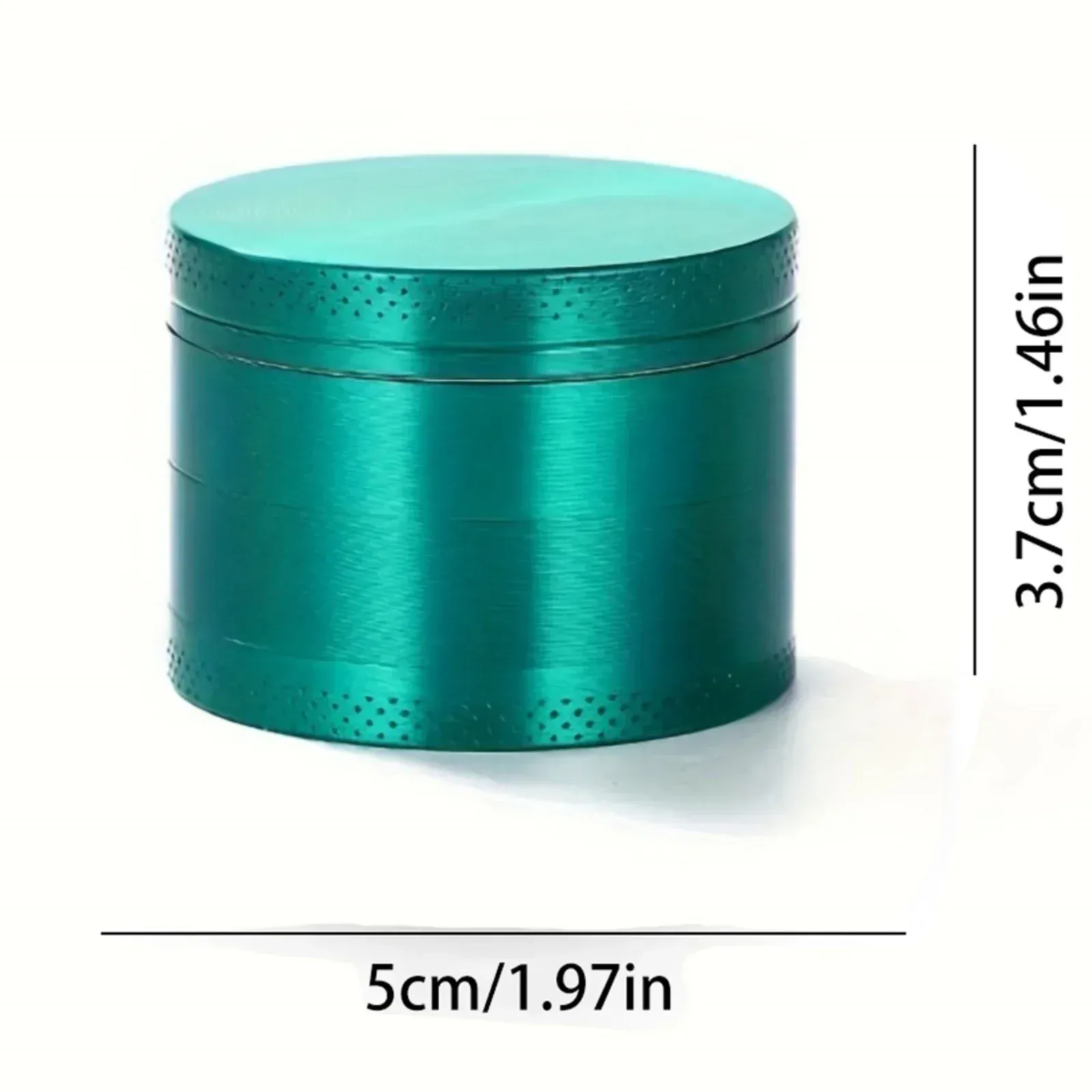 Moulin à herbes en métal 4 couches 1,6 pouces : broyeur manuel pour épices, poivre, tabac et herbes 15