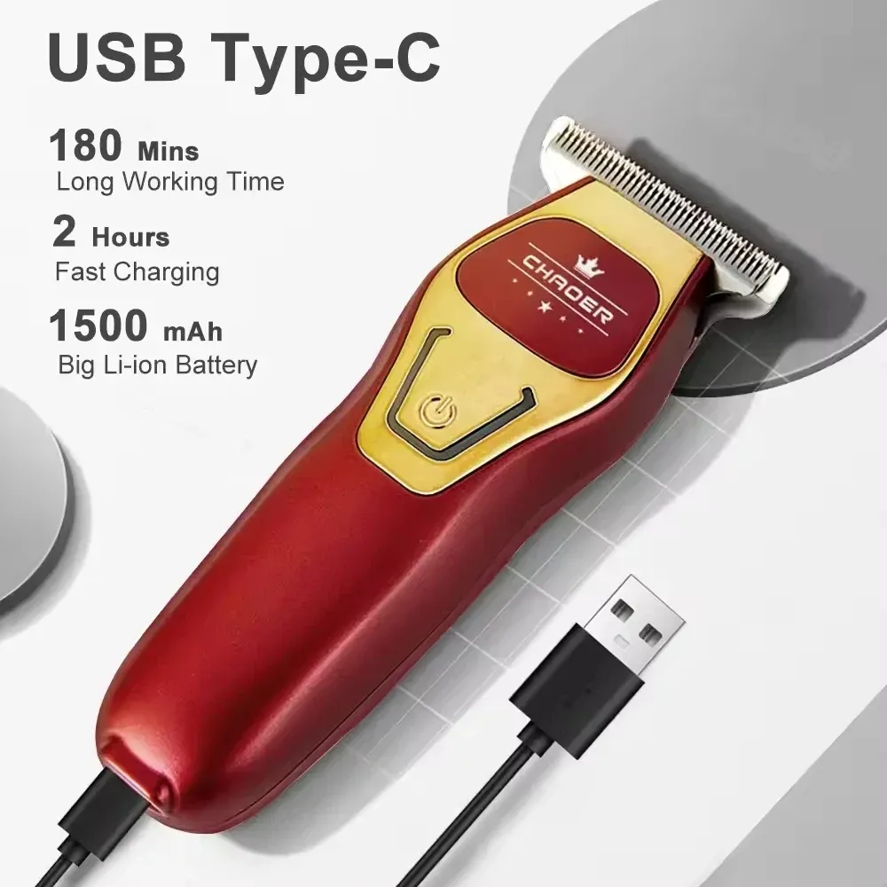 Tondeuse à cheveux électrique compacte et rechargeable 2