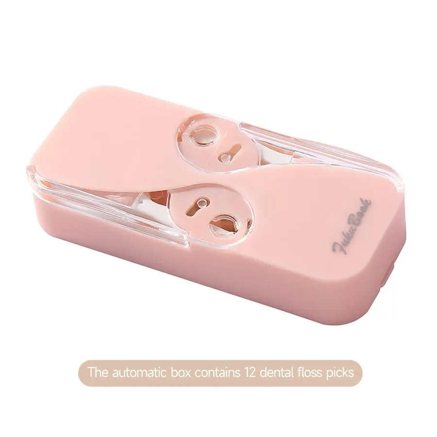 Étui portable pour fil dentaire, distributeur automatique de fil dentaire, étui de nettoyage des dents, boîte de fil dentaire, accessoire d'hygiène bucco-dentaire 7