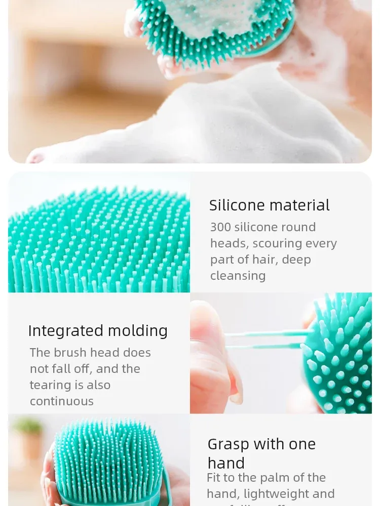 Brosse de bain pour animaux de compagnie en situation