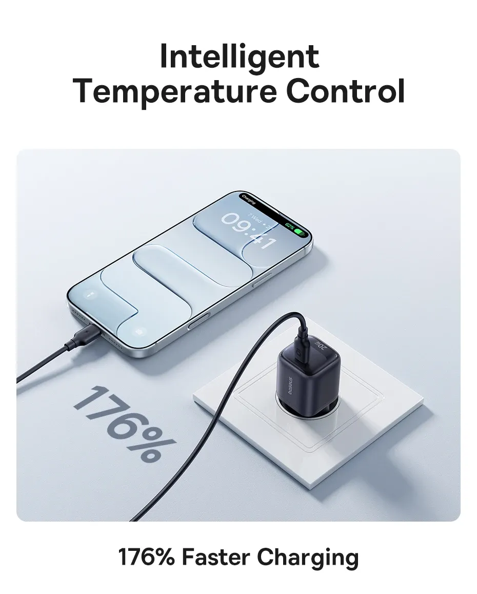 Chargeur Baseus USB-C, format de poche