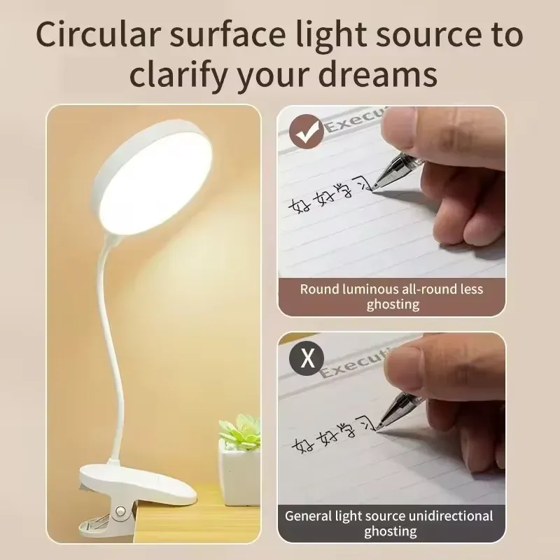 Lampe de table LED dans un espace de travail
