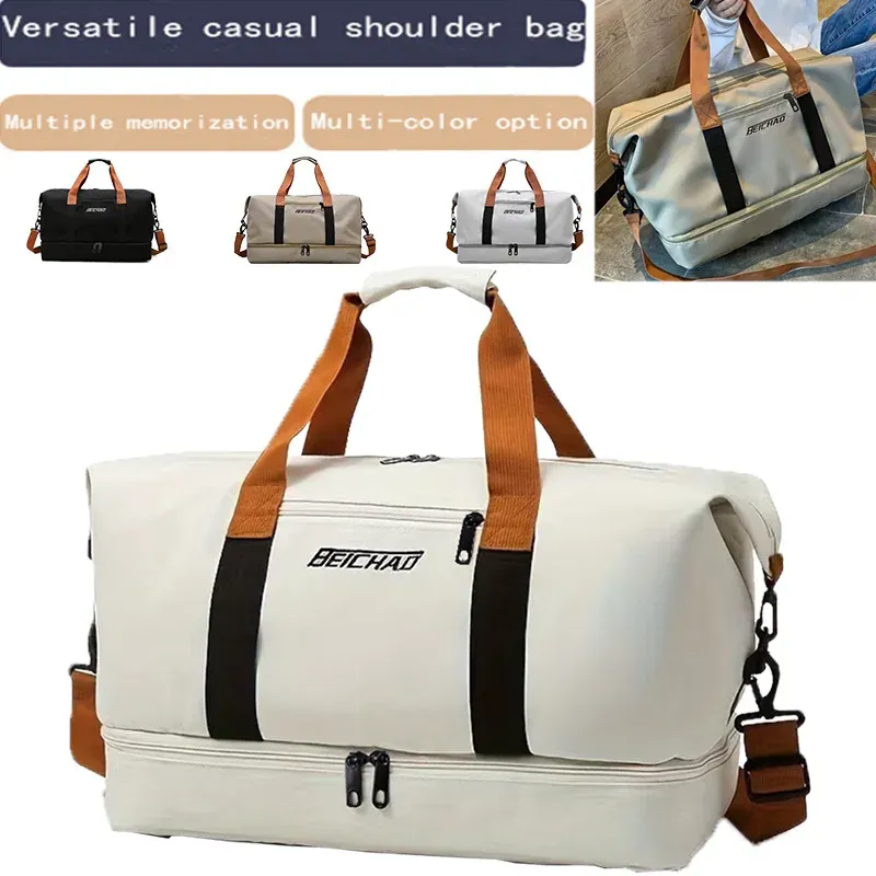 Sac de sport de voyage polyvalent, vue latérale