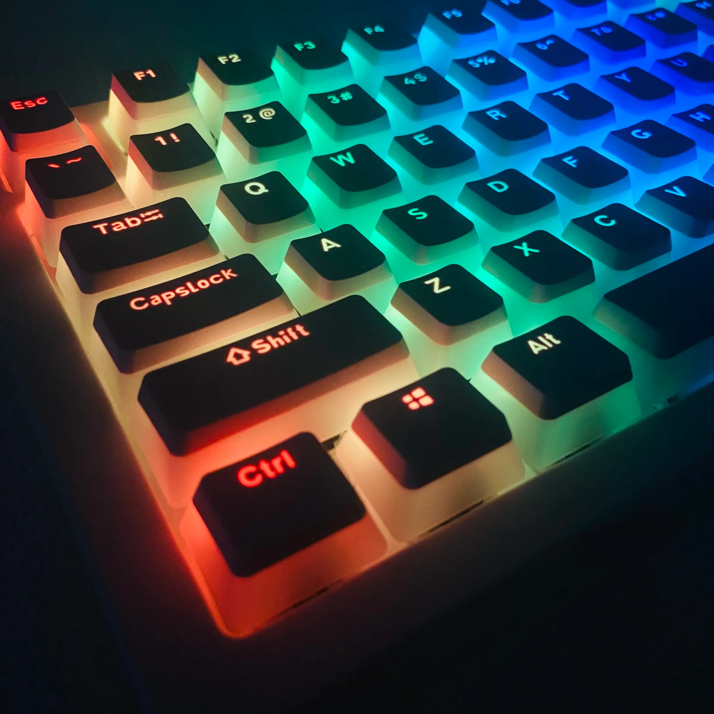Keycaps Pudding transparents PBT OEM pour clavier de jeu, clavier mécanique personnalisé 68 75 80 95 108