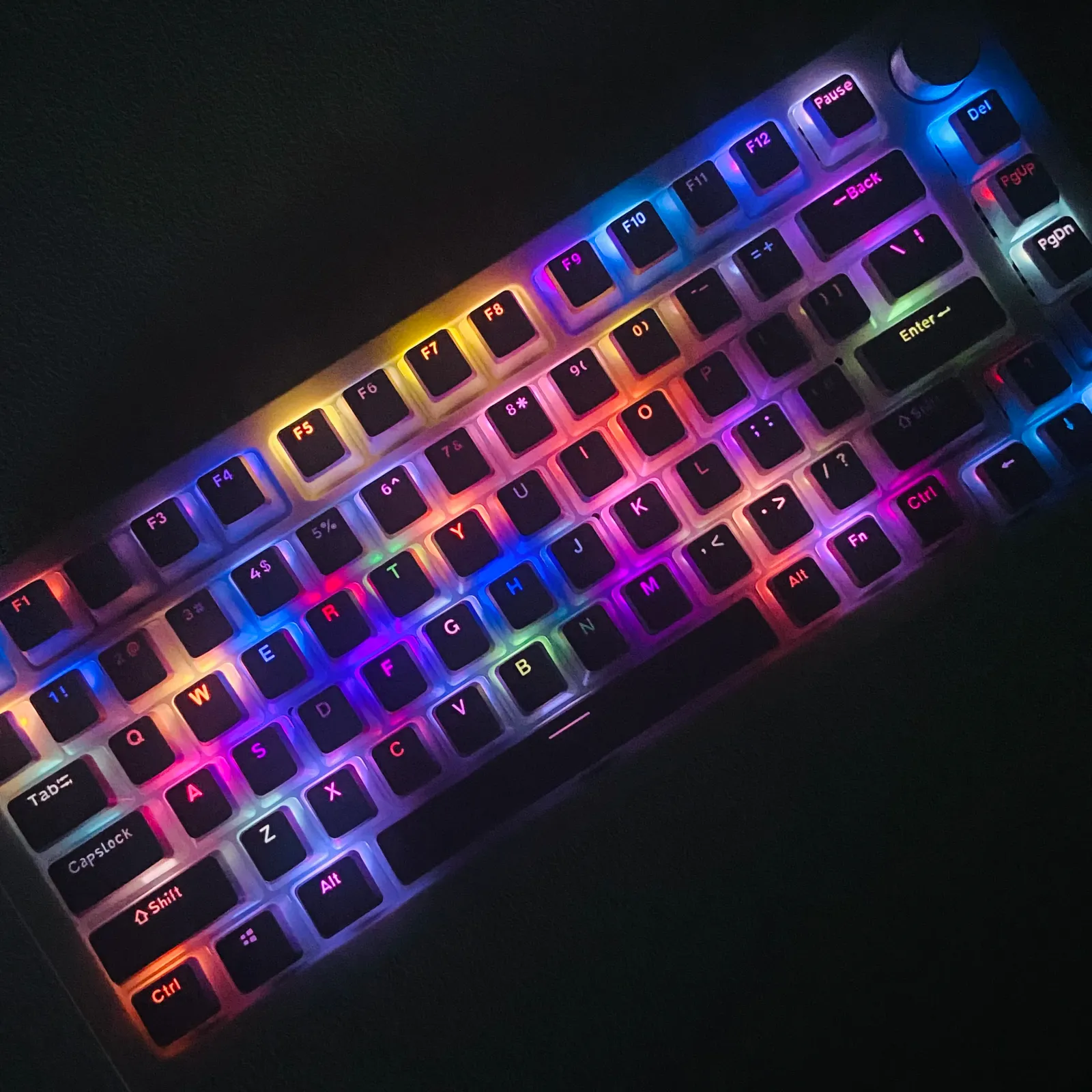Keycaps Pudding transparents, style personnalisé