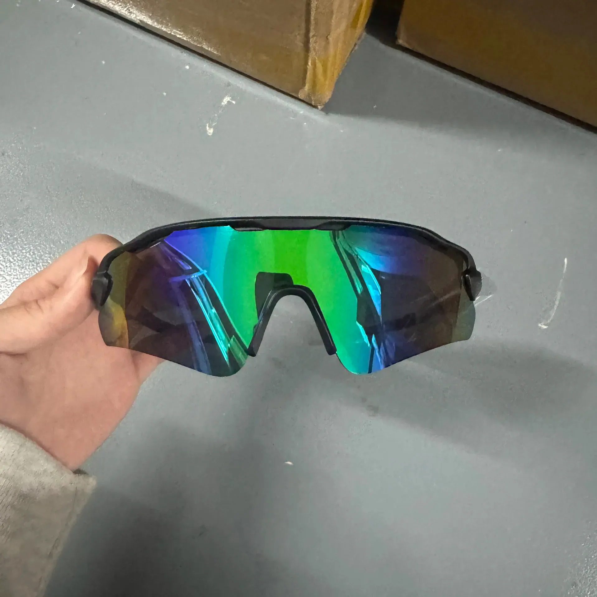 Lunettes de soleil polarisées pour hommes, protection UV haute définition pour le sport, le cyclisme et les activités de plein air 10