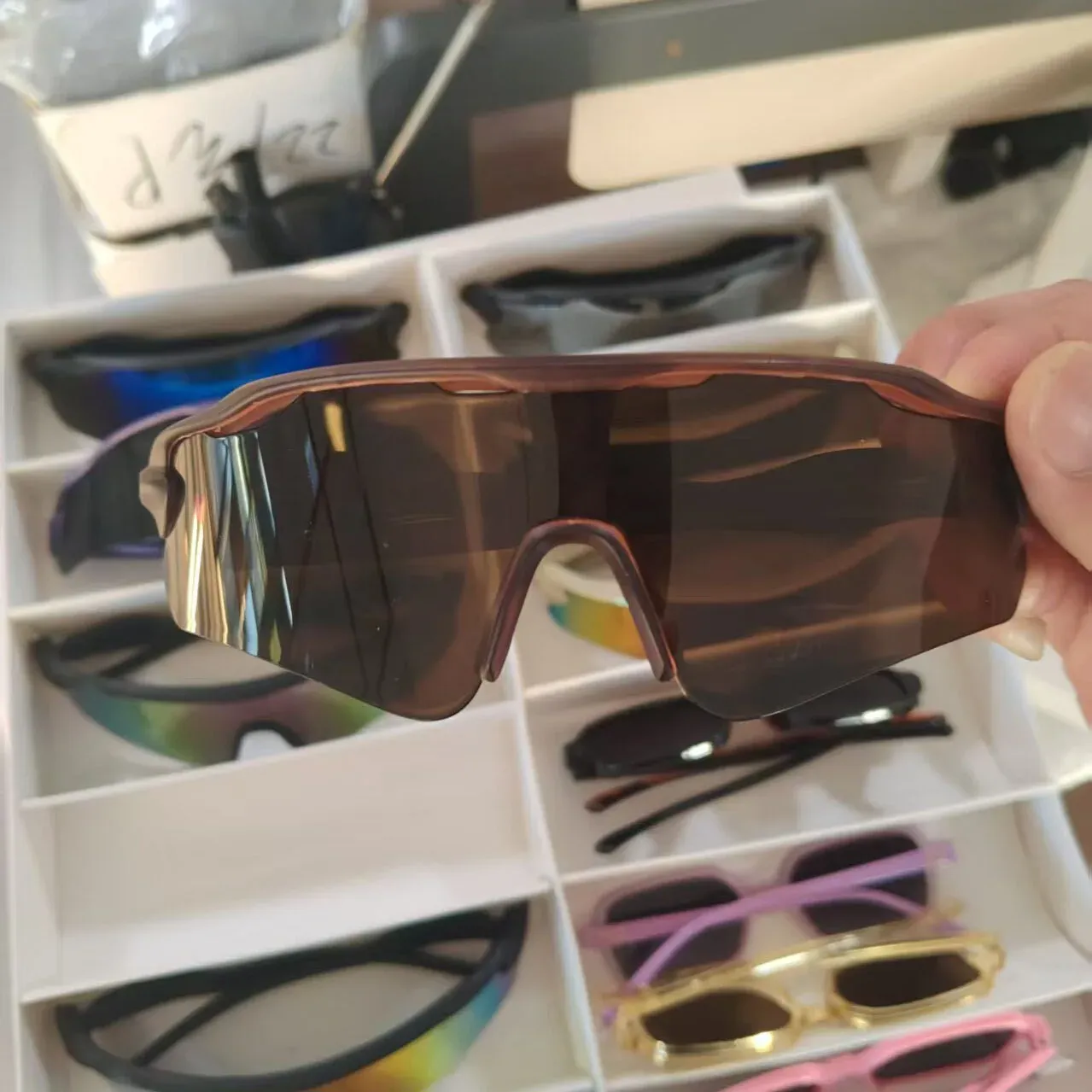 Lunettes de soleil polarisées pour hommes, protection UV haute définition pour le sport, le cyclisme et les activités de plein air 7