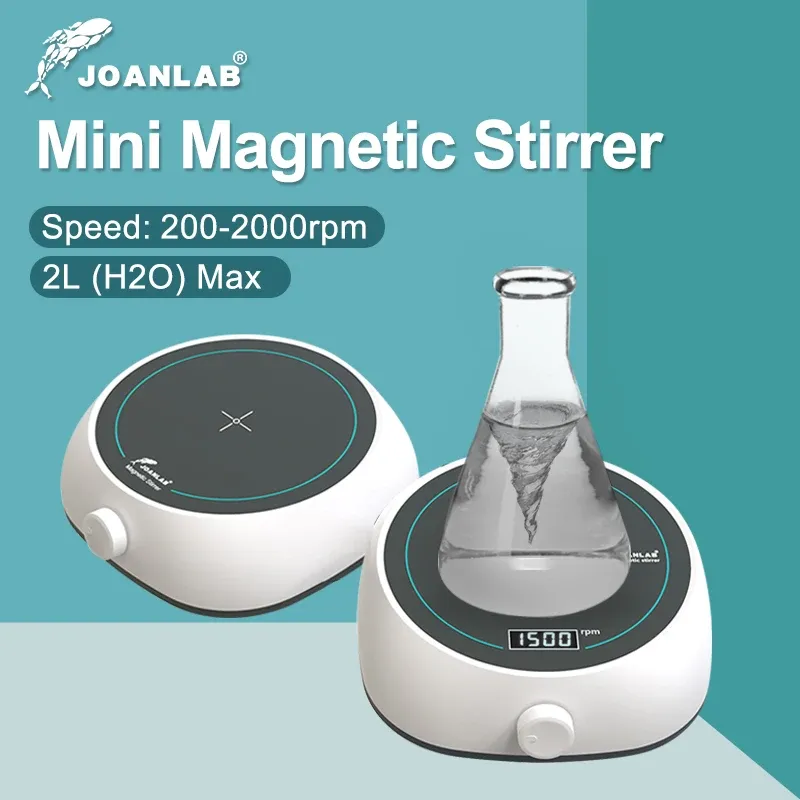 JOANLAB Mini agitateur magnétique de laboratoire avec barreau d'agitation - Image 1