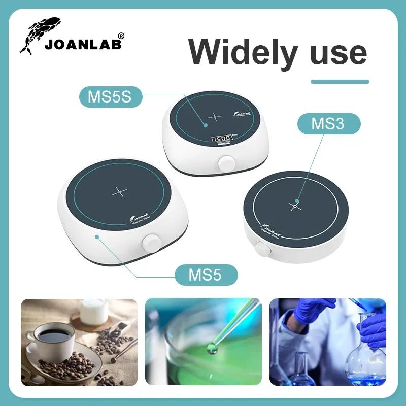 JOANLAB Mini agitateur magnétique de laboratoire avec barreau d'agitation 2