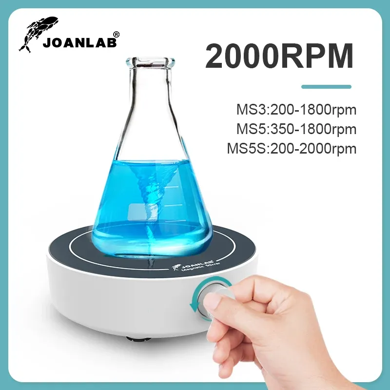 JOANLAB Mini agitateur magnétique de laboratoire avec barreau d'agitation 3