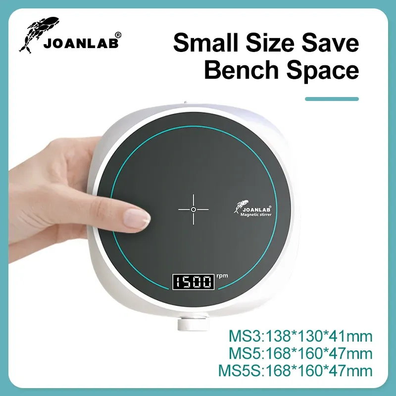 JOANLAB Mini agitateur magnétique de laboratoire avec barreau d'agitation 5