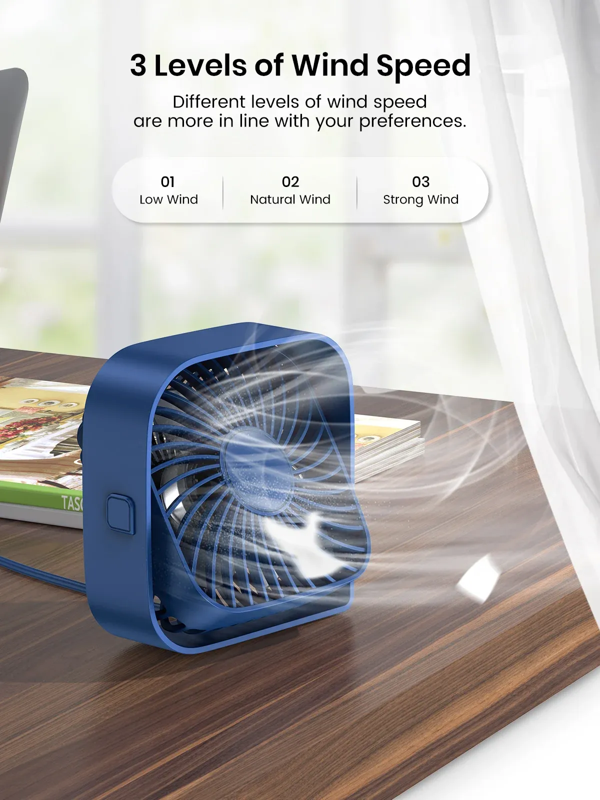 Ventilateur TOPK sous différents angles