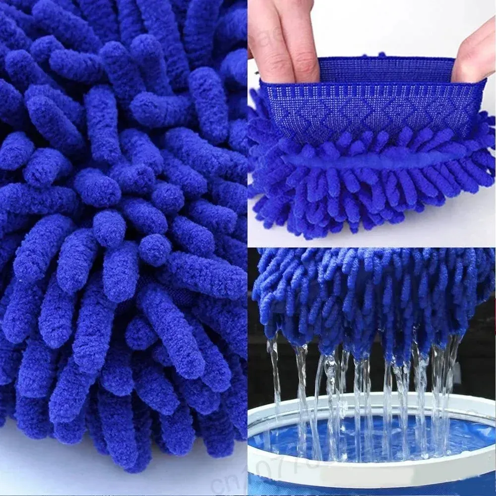 Éponge de lavage en microfibre anti-rayures et ultra absorbante pour l'entretien extérieur des véhicules 2