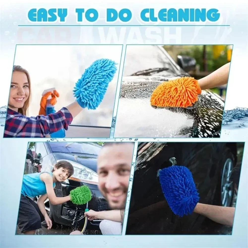 Éponge de lavage en microfibre anti-rayures et ultra absorbante pour l'entretien extérieur des véhicules 5