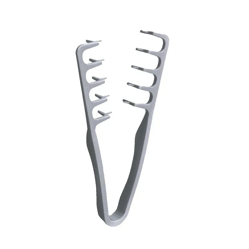 Peigne volumisant en ABS pour cheveux normaux, outil de coiffage texturé à effet naturel et couverture des racines 8