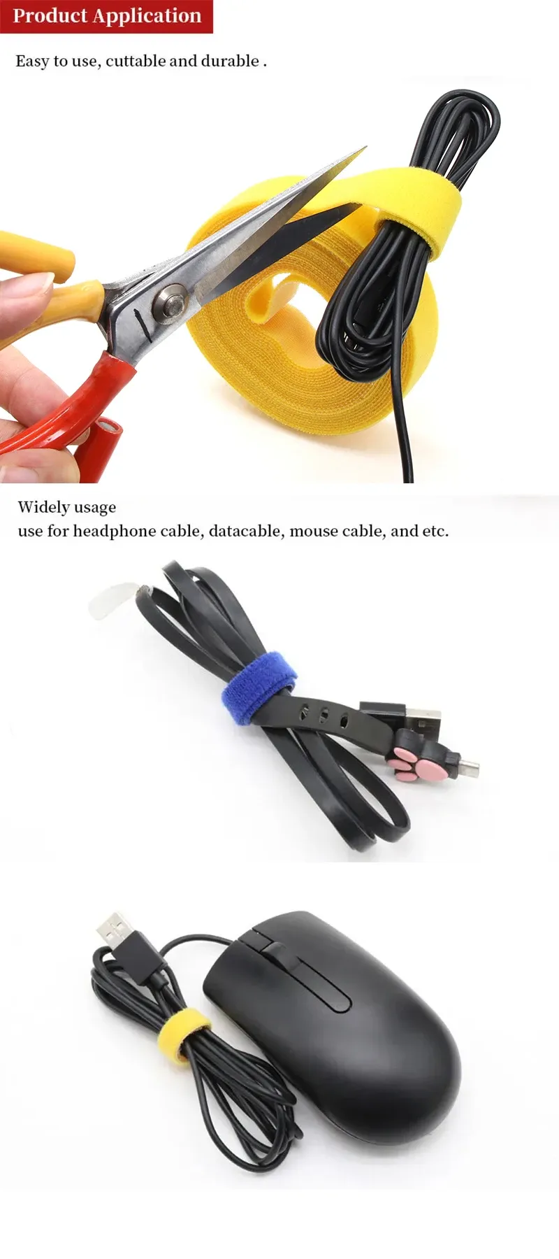 Organisation des sangles et accessoires