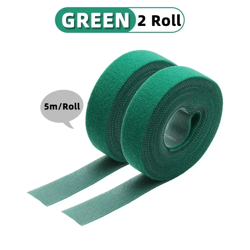 Rouleau d'attaches de câble réutilisables, 5 m, boucles de fixation auto-adhésives, clips de support de câble, organisateur de sangles en nylon pour bricolage 9