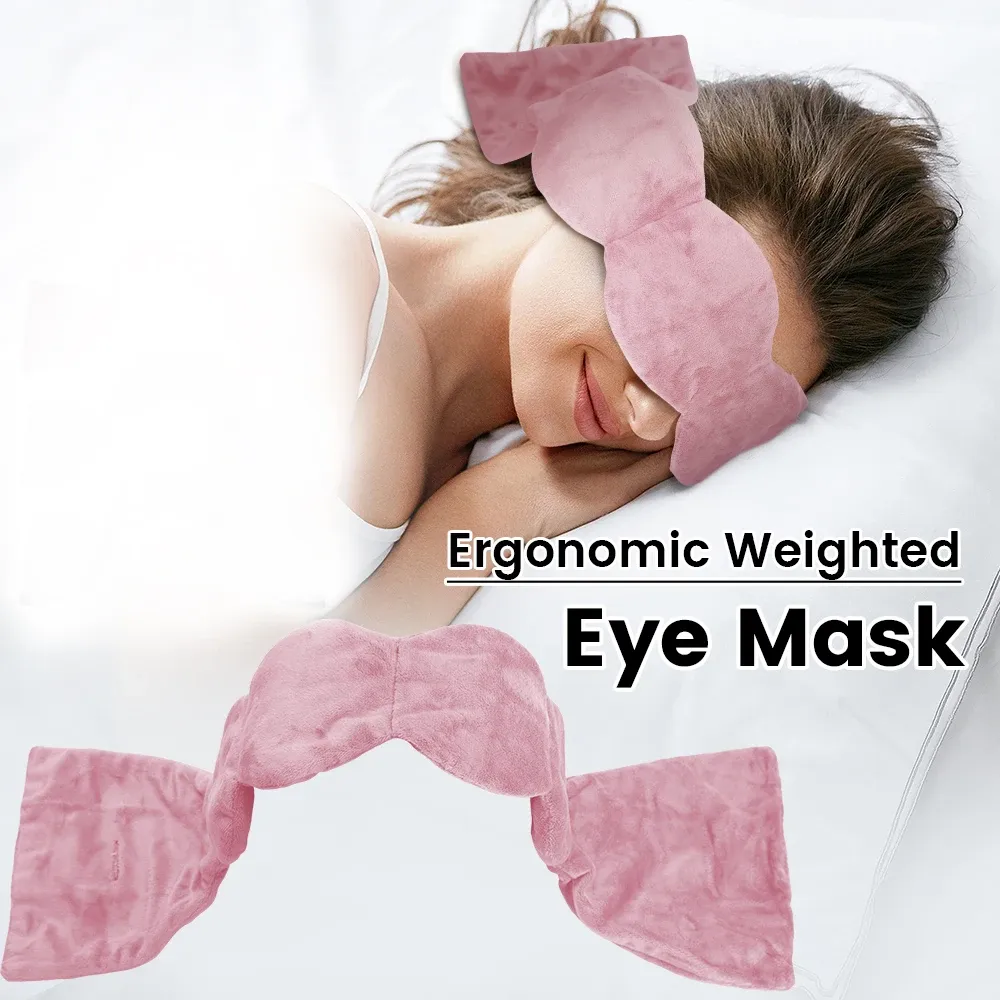 Masque de sommeil lesté, occultant, pour la relaxation et le voyage 7