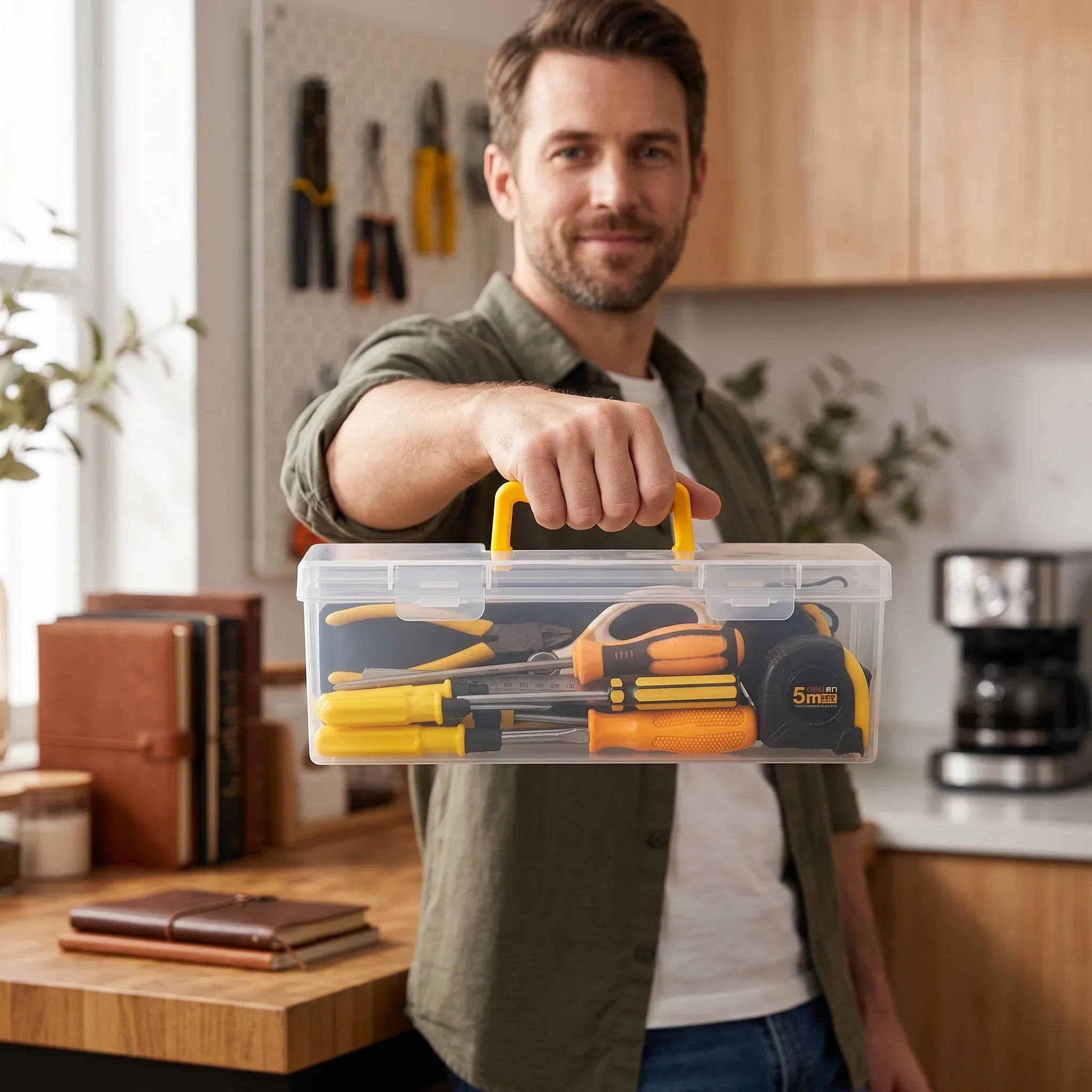 Organisateur de boîte à outils durable pour écrous, boulons, vis, clous et petites pièces de quincaillerie - Image 1