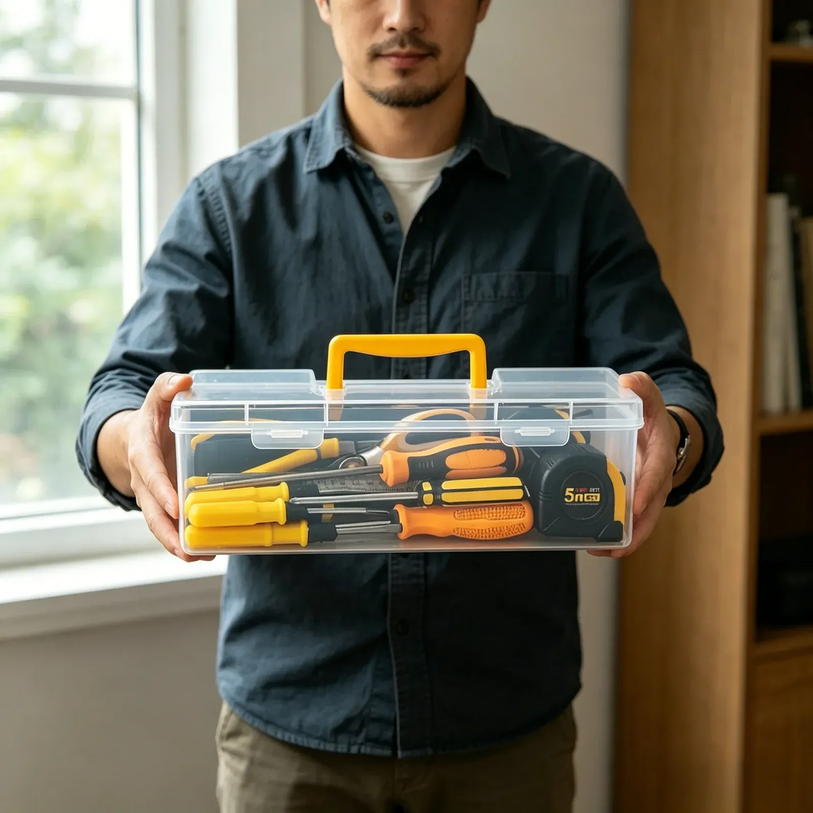Organisateur de boîte à outils, mise en situation