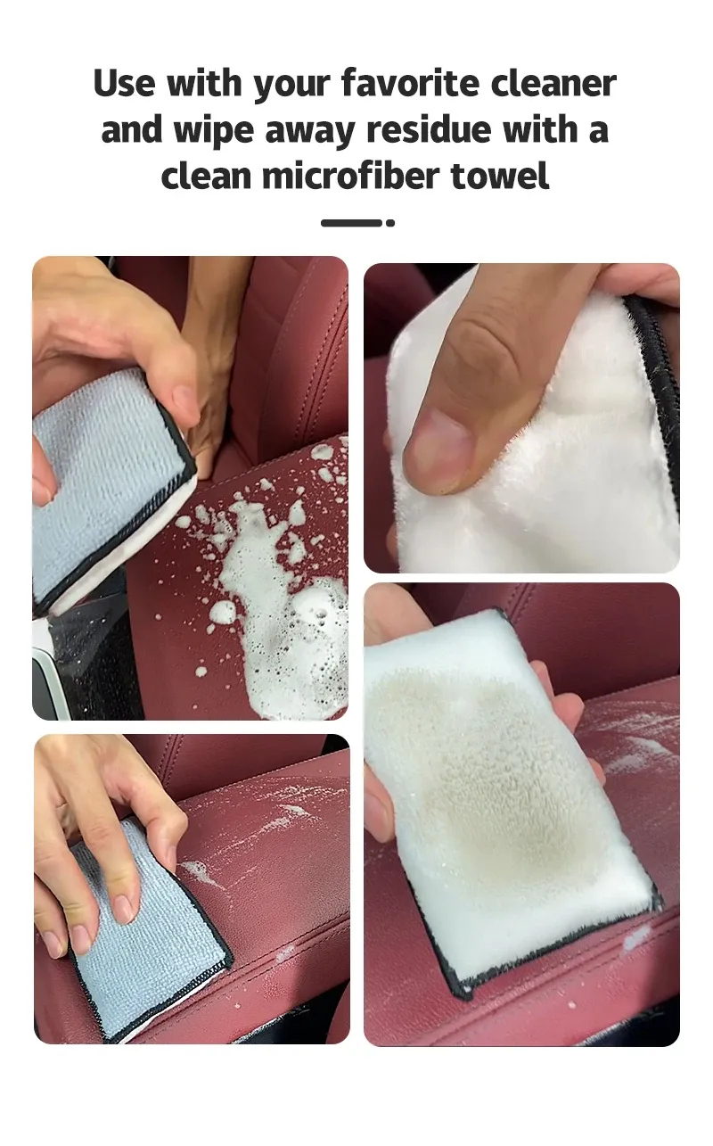Éponge à récurer en microfibre Lucullan, présentation produit