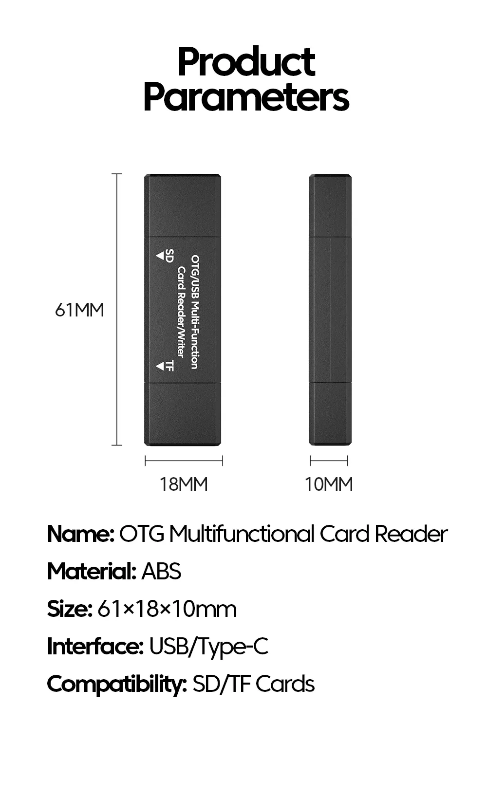 Lecteur de carte compact et multifonctionnel